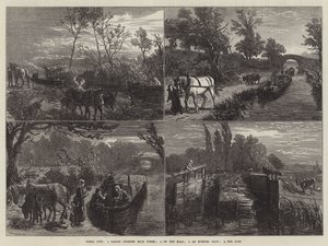 Leven op het kanaal door Ebenezer Newman Downard